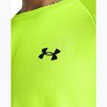 Herren Under Armour Tech Textured hohe visuelle Ausbildung T-Shirt gelb/schwarz 3