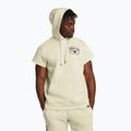 Herrenpullover Under Armour Project Rock Q1 SS Icon Fleece Hoodie beige