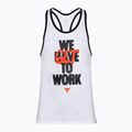Unter Armour Projekt Rock Get To Work Tank weiß/schwarz/Phönix Feuer Männer Training Tank Top