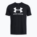 Herren Under Armour Sportstyle Logo Update T-shirt schwarz/weiss 3