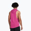 Herren Under Armour Projekt Rock Rents Due HD astro pink/schwarz Training Longsleeve 2