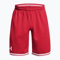Basketballshorts Herren Under Armour 10" Perimeter Short red/white