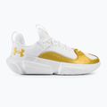 Under Armour Flow Futr X3 Basketball Schuhe weiß/weiß/metallic gold 2