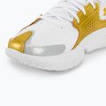 Under Armour Flow Futr X3 Basketball Schuhe weiß/weiß/metallic gold 7