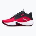 Under Armour GS Lockdown 7 rot/schwarz/weiß Kinder Basketballschuhe 9