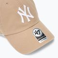 47 Marke MLB New York Yankees CLEAN UP W/No Loop Label khaki Baseballmütze 3