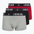 Herren-Boxershorts Nike Jrdan JHM Flight Cotton Trunk 3 pairs gym red/black