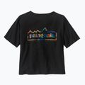 Damen Patagonia Einheit Fitz Easy Cut T-shirt Responsibili Tinte schwarz 4