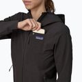 Damen Softshelljacke Patagonia R1 CrossStrata Hoody schwarz 6