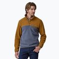 Patagonia Herren-Trekking-Sweatshirt LW Synch Snap-T P/O shelter braun