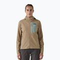 Damen Softshelljacke Patagonia R1 CrossStrata Hoody seabird grey