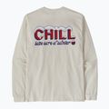 Herren Patagonia Chill Responsibili brich weiß Longsleeve 3