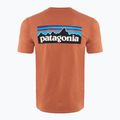 Herren Patagonia P-6 Logo Responsibili-Tee Trekkinghemd redtall rost 2