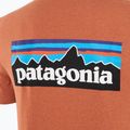 Herren Patagonia P-6 Logo Responsibili-Tee Trekkinghemd redtall rost 4