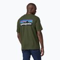 Herren Patagonia P-6 Logo Responsibili-Tee Trekkinghemd torrey pine grün 2