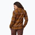 Hemd Damen Patagonia Fjord Flannel happy camper/shelter brown 3