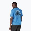 Herren Patagonia Cap Cool Daily Graphic Shirt Lands chouinard crest/vessel blue x-dye 2
