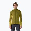 Herren Patagonia R1 Hybrid Fleece-Sweatshirt grasgrün