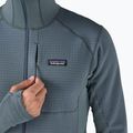 Herren Patagonia R1 Hybrid Pullover Softshell Jacke Utility blau 7