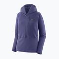 Damen Softshelljacke Patagonia R1 Hybrid Pullover Hoody Sonnenwende lila 3