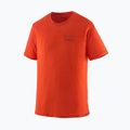 Herren Patagonia Cap Cool Merino Blend Graphic Shirt fitz roy strata/pollinator orange