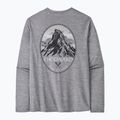 Herren Patagonia Cap Cool Daily Graphic Lands chouinard crest/feather grey Longsleeve 5