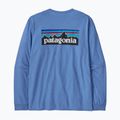 Herren Patagonia P-6 Logo Responsibili Longsleeve reichlich blau 4