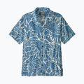 Herren Patagonia Tidal Threads Camp Hemd Bienen und lowers/still blau 4