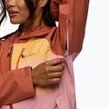 Cotopaxi Impermeo 3L Hooded Shell faded brick/rose Damen Regenjacke 8