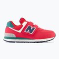 Kinderschuhe New Balance 574's V1 rot 9