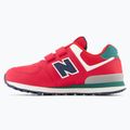 Kinderschuhe New Balance 574's V1 rot 10