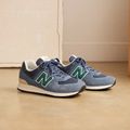 New Balance 574's V2 navy/grün Schuhe 8