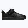 Nike Court Borough Low Recraft Kinderschuhe schwarz/schwarz/schwarz