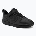 Nike Court Borough Low Recraft Kinderschuhe schwarz/schwarz/schwarz