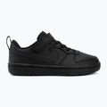 Nike Court Borough Low Recraft Kinderschuhe schwarz/schwarz/schwarz 2