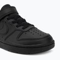 Nike Court Borough Low Recraft Kinderschuhe schwarz/schwarz/schwarz 7