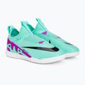 Kinder Fußballschuhe Nike Jr Zoom Mercurial Vapor 15 Academy IC hyper türkis/schwarz/weiß/fuchsia Traum 4