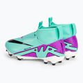 Kinder Fußballschuhe Nike Jr Zoom Mercurial Superfly 9 Academy FG/MG hyper türkis/schwarz/weiß/fuchsia Traum 3
