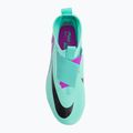 Kinder Fußballschuhe Nike Jr Zoom Mercurial Superfly 9 Academy FG/MG hyper türkis/schwarz/weiß/fuchsia Traum 6