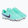 Nike Jr Legend 10 Academy FG/MG Kinder Fußballschuhe hyper türkis/fuchsia dream/schwarz 4