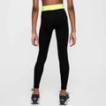 Nike Pro Dri-FIT comet schwarz/volt/weiß Kinder Leggings 3