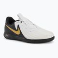 Nike Phantom GX II Academy IC Kinder-Fußballschuhe Weiß/Metallic Gold Coin/Schwarz