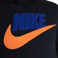 Nike Club Fleece-Kapuzenpullover für Männer schwarz/sicherheitsorange 3