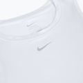 Damen Trainings-T-Shirt Nike One Classic Dri-Fit Cropped Tank weiß 8