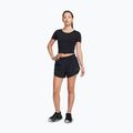 Damen Trainings-T-Shirt Nike One Fitted Dri-Fit Cropped Top schwarz 2