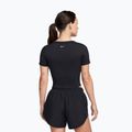 Damen Trainings-T-Shirt Nike One Fitted Dri-Fit Cropped Top schwarz 3