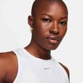 Damen Trainings-T-Shirt Nike One Classic Dri-Fit Cropped Tank weiß 4