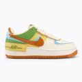 Nike Air Force 1 Shadow Damen Schuhe Kokosnussmilch/Aquarius Blau/Saturn 2