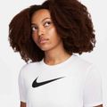 Nike Dri-Fit Trainings-T-Shirt für Frauen, weiß/schwarz 4