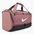 Trainings Tasche Nike Brasilia 9.5 60 l smokey mauve/black/light orewood brown 2